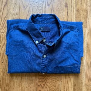 Lightweight Denim Gap Men's Button Down Shirt